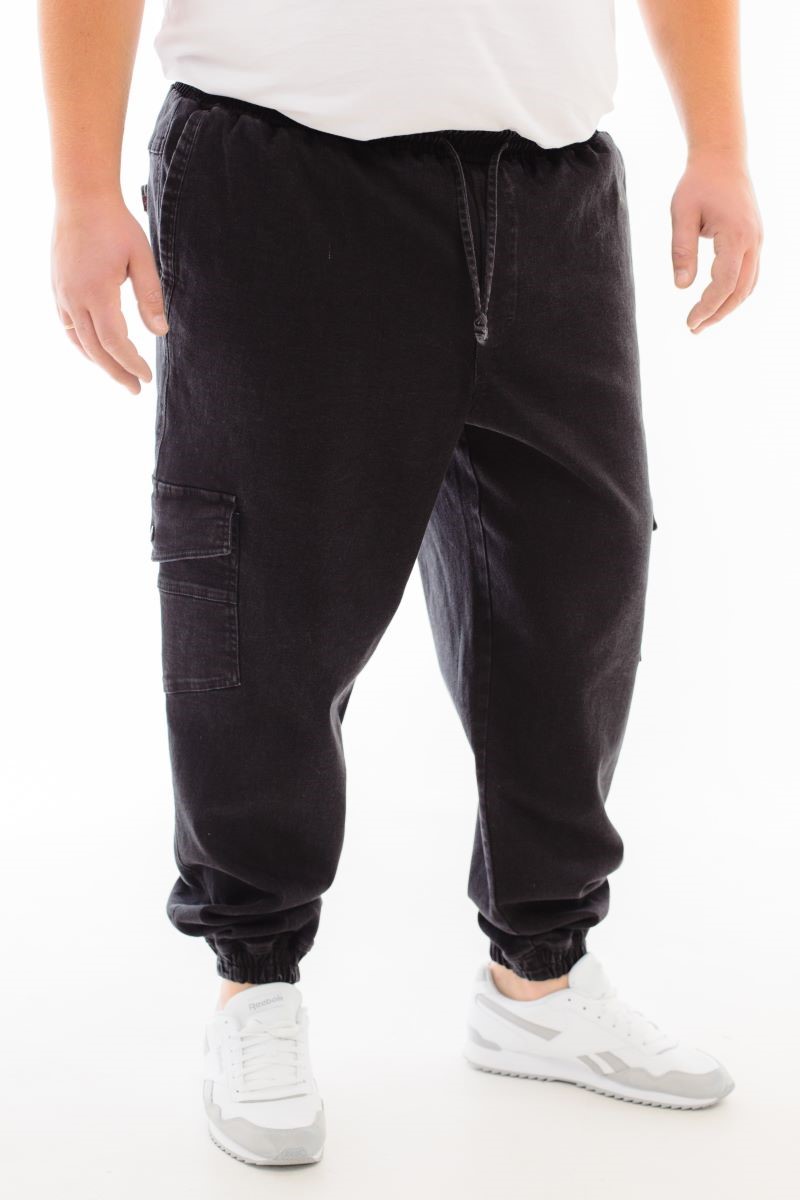 Мужские джинсы джоггеры большого размера, арт 9173/1