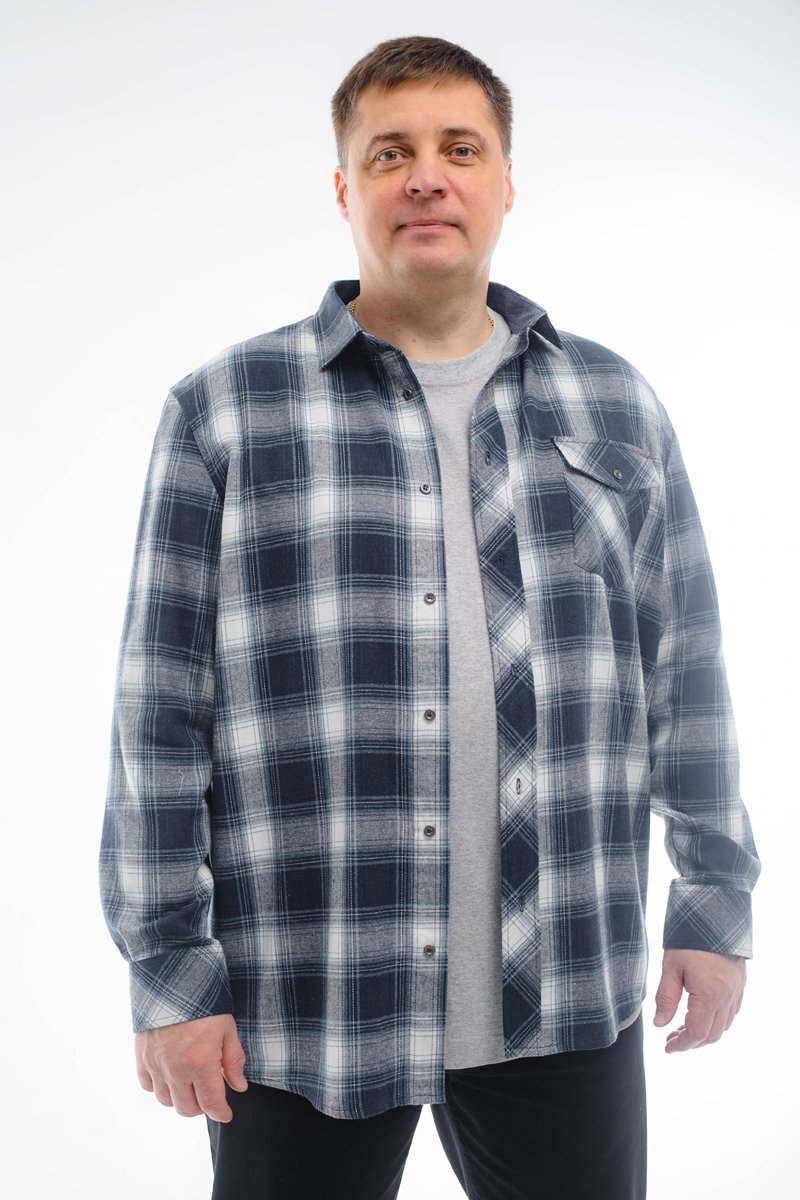 Рубашка  мужская большого размера, арт 20207/2