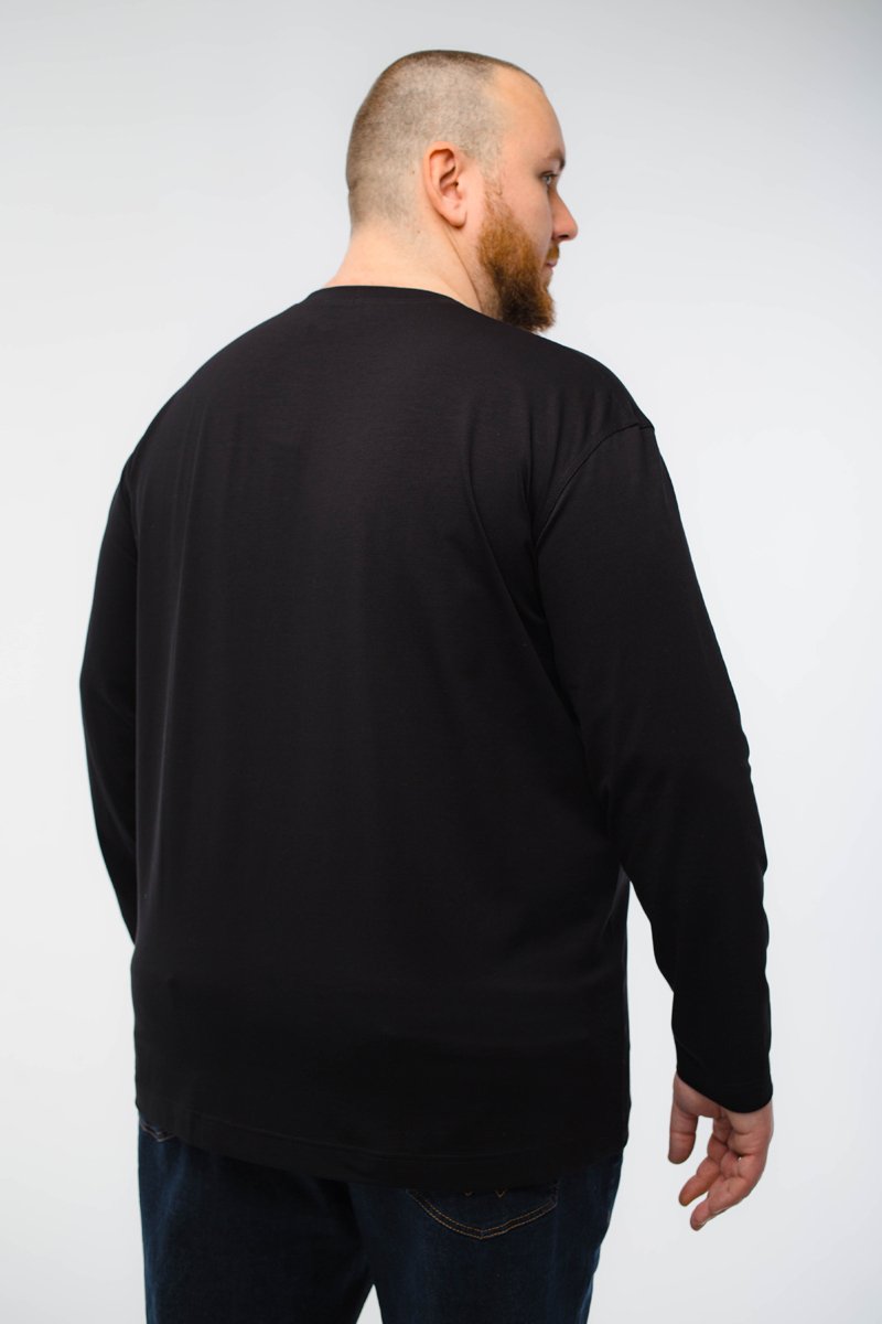 Лонгслив мужской мужская борльшого размера, арт 40140/1