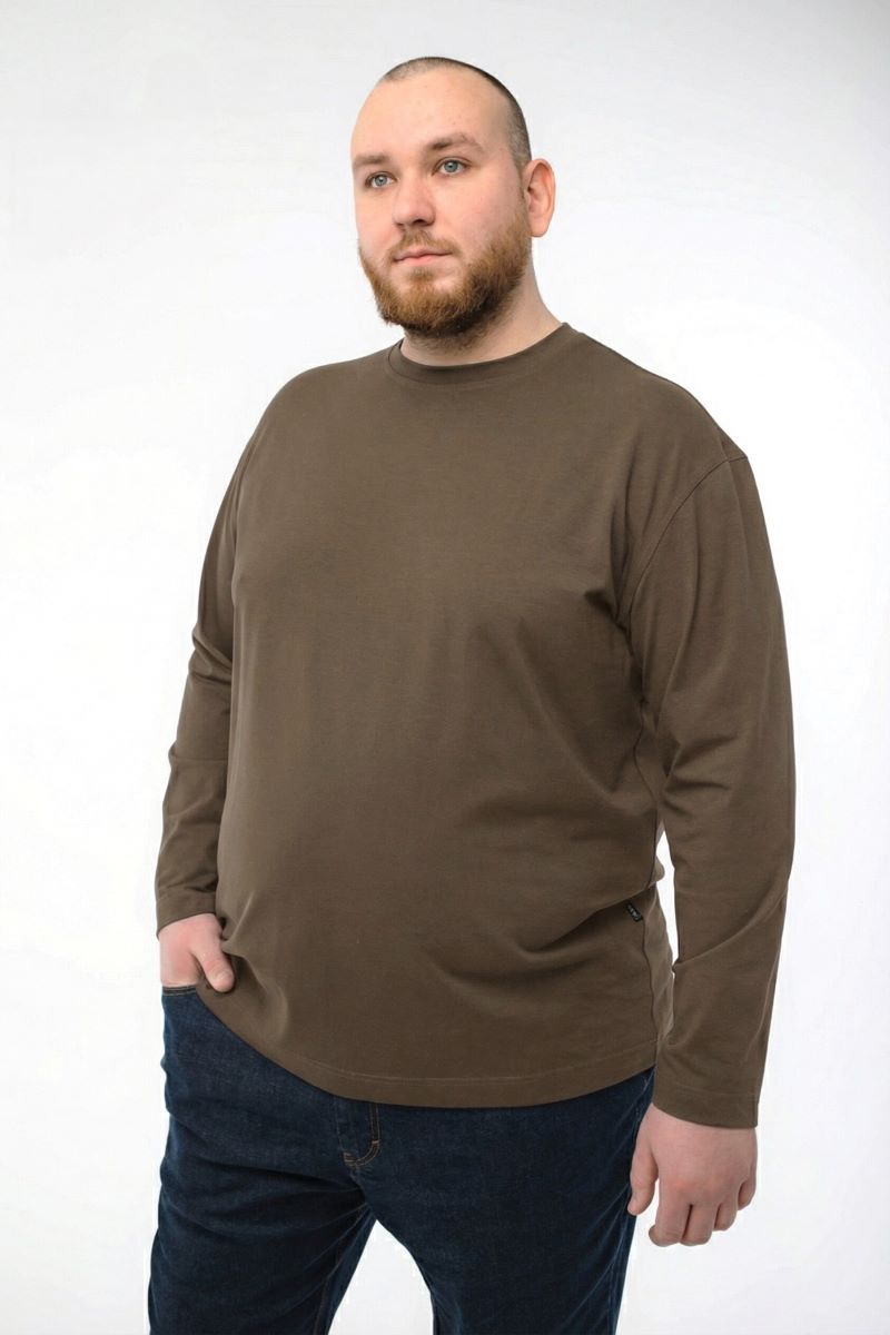 Лонгслив мужской мужская борльшого размера, арт 40140/16