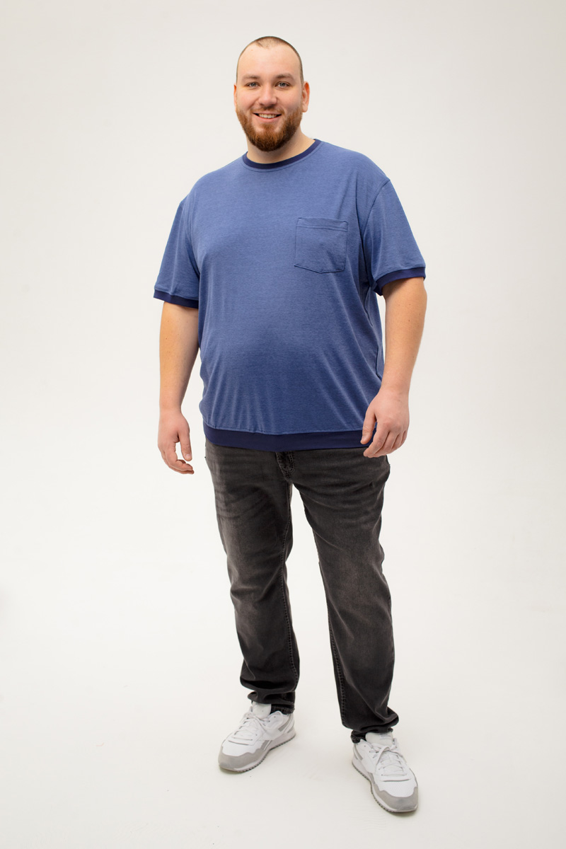 Футболка мужская мужская больших размеров, арт 40401/60 