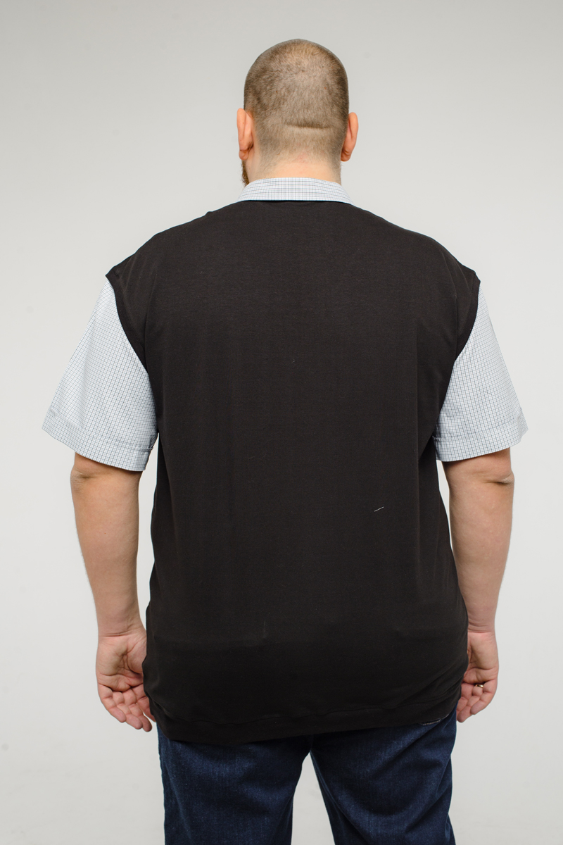 Мужская футболка-поло большого размера, арт 50193