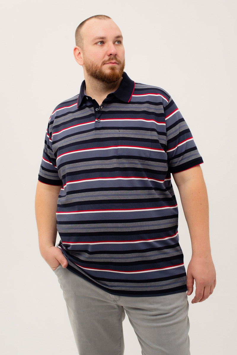 Мужская футболка-поло casamoda большого размера, арт 954383800/132