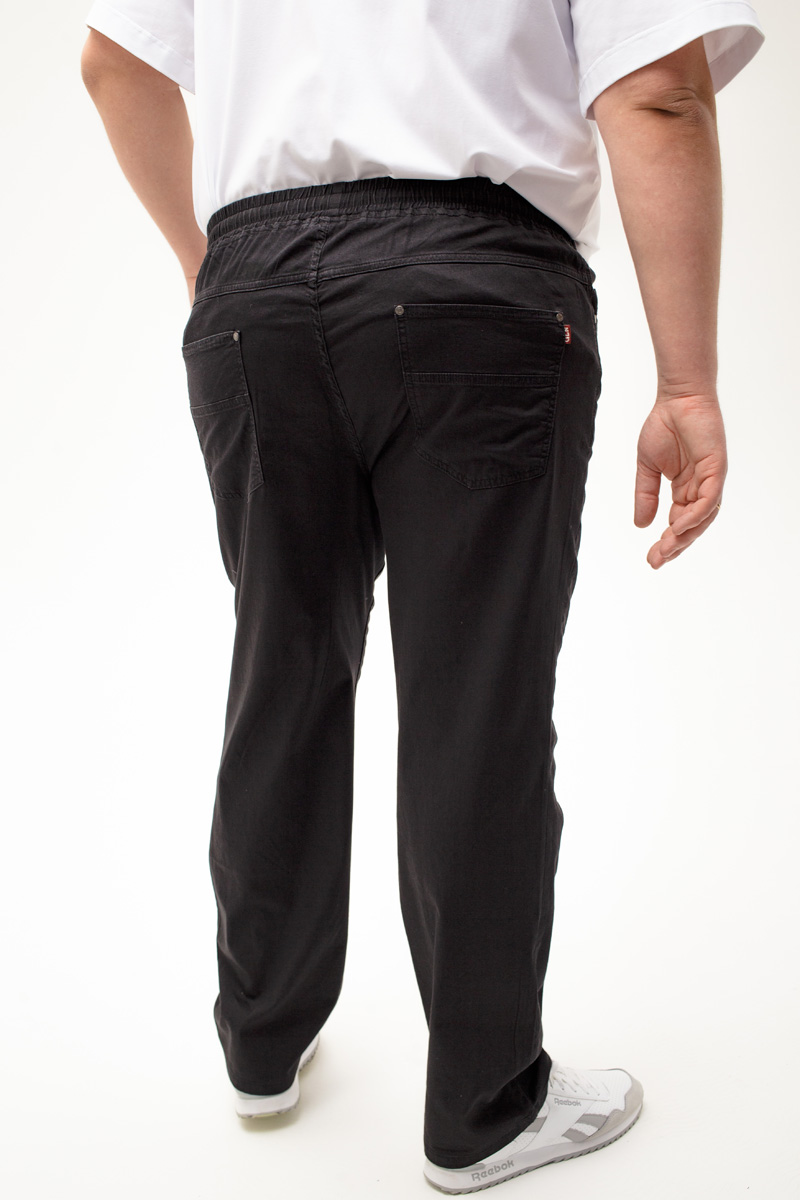 Мужские джинсы с круговой резинкой большого размера, арт 9150/2