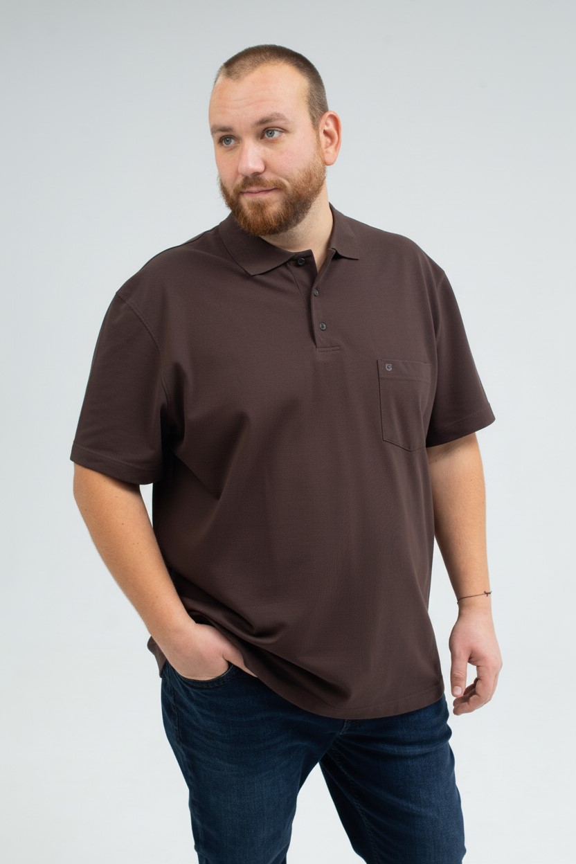 Мужская футболка-поло большого размера, арт 50130/18