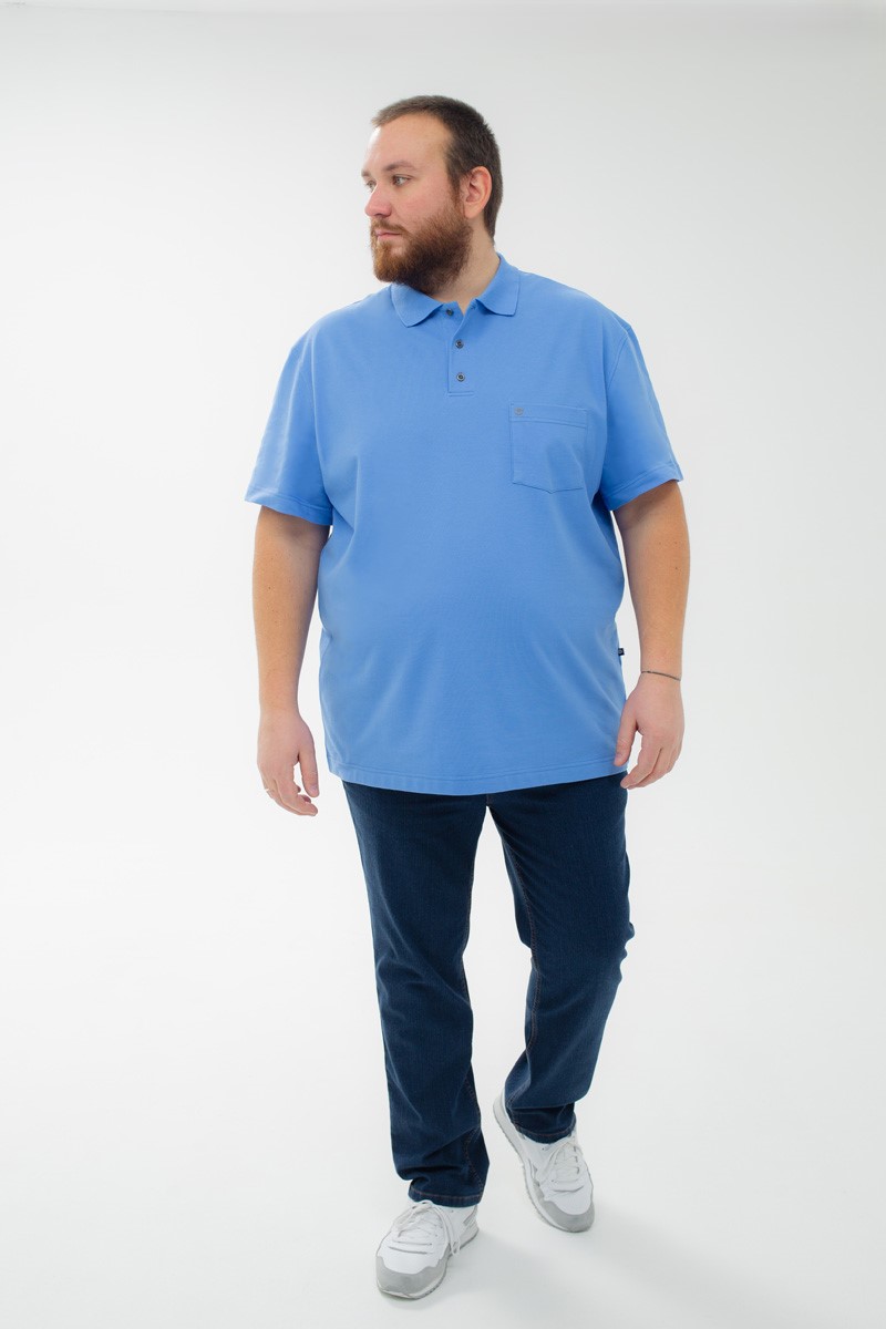 Мужская футболка-поло большого размера, арт 50130/5