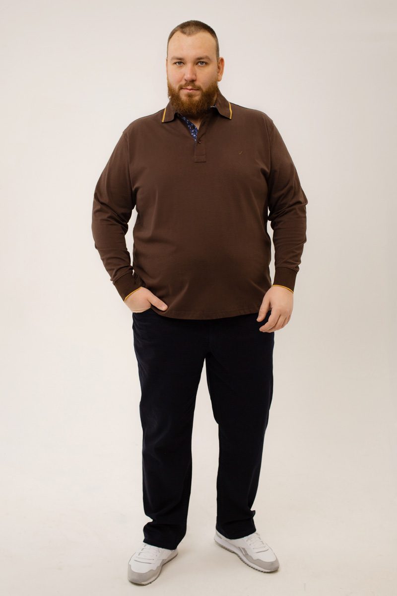 Мужская футболка- поло maxfort большого размера, арт 40650800