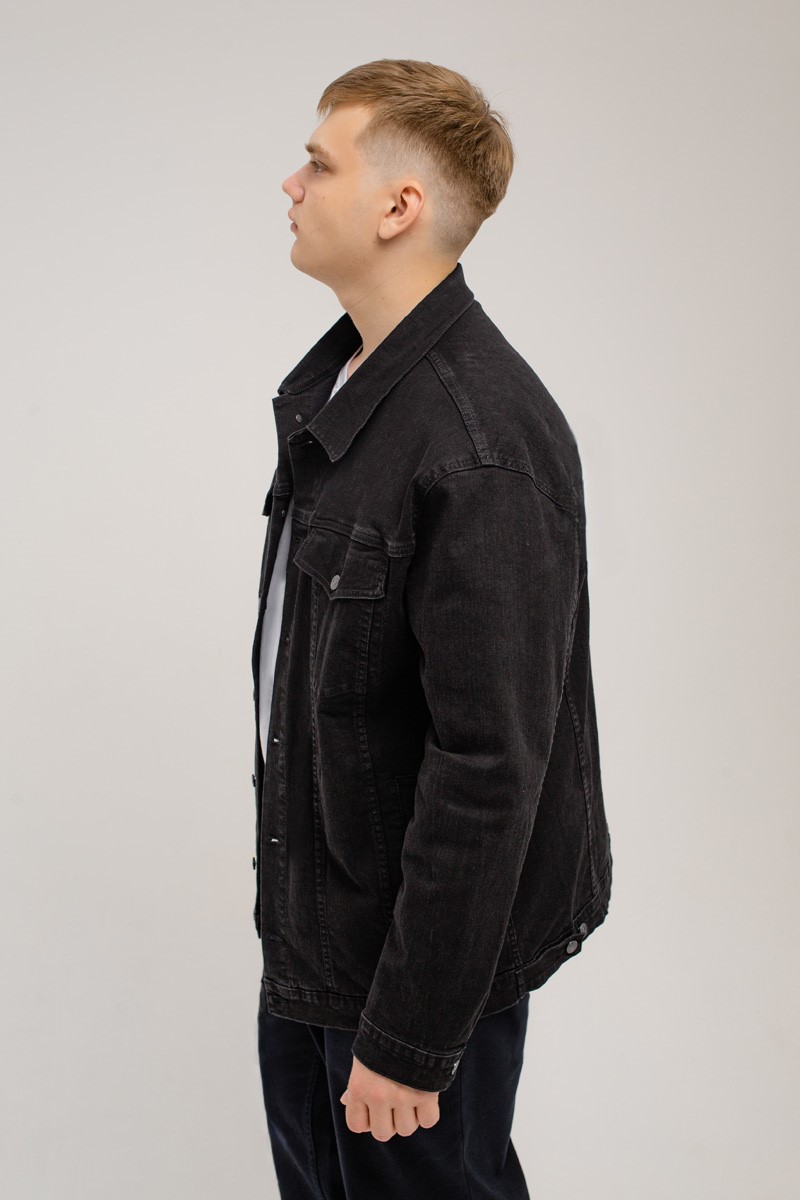 Мужская джинсовая куртка большого размера, арт 25190/2