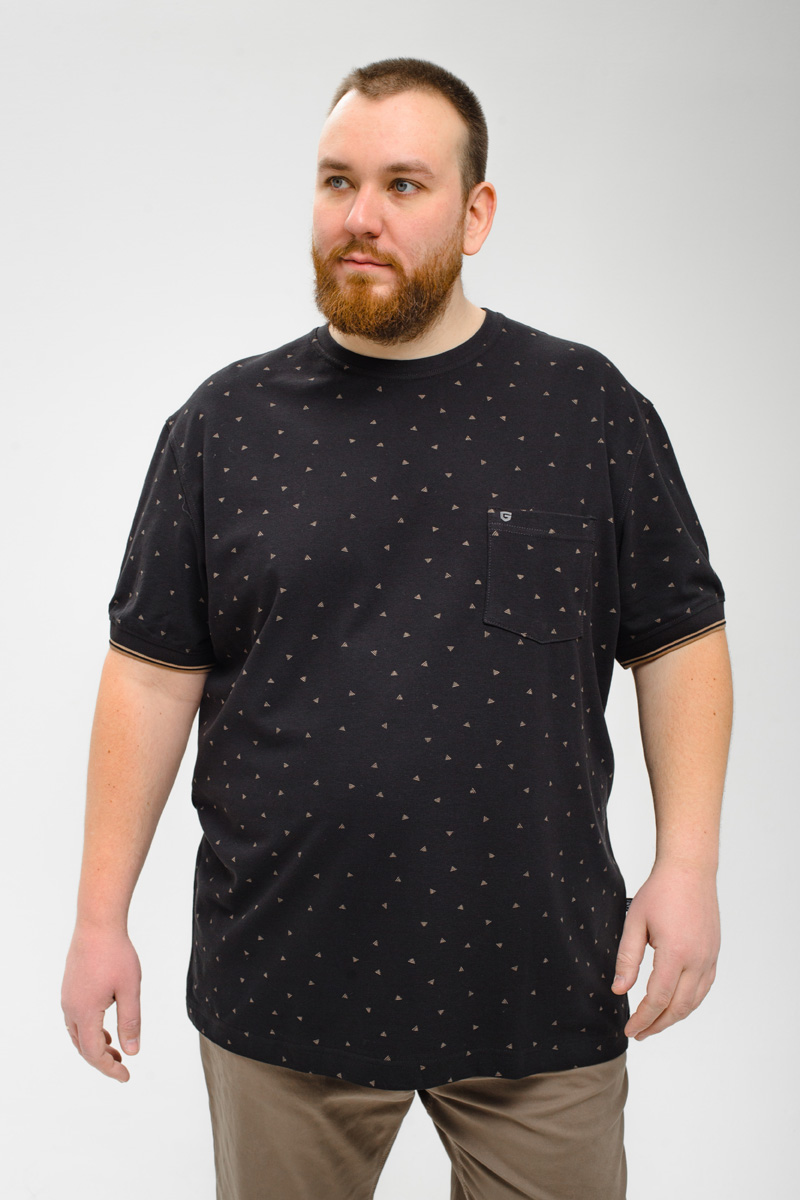 Футболка мужская мужская больших размеров, арт 40403/1 