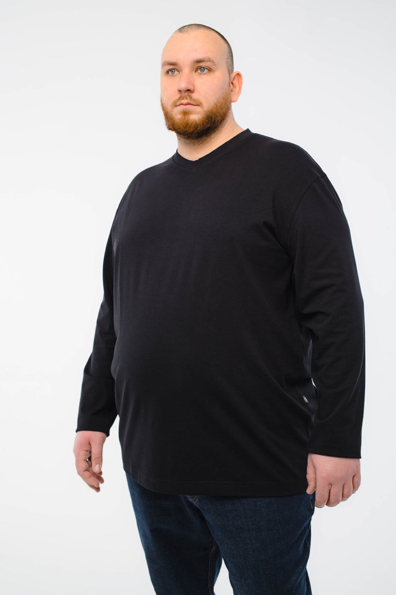 Лонгслив мужской мужская борльшого размера, арт 40141/1