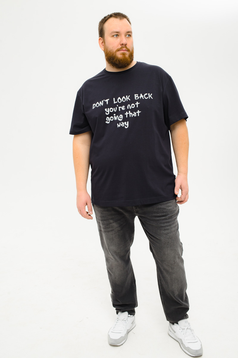 Футболка мужская мужская больших размеров, арт 4080/4/42 