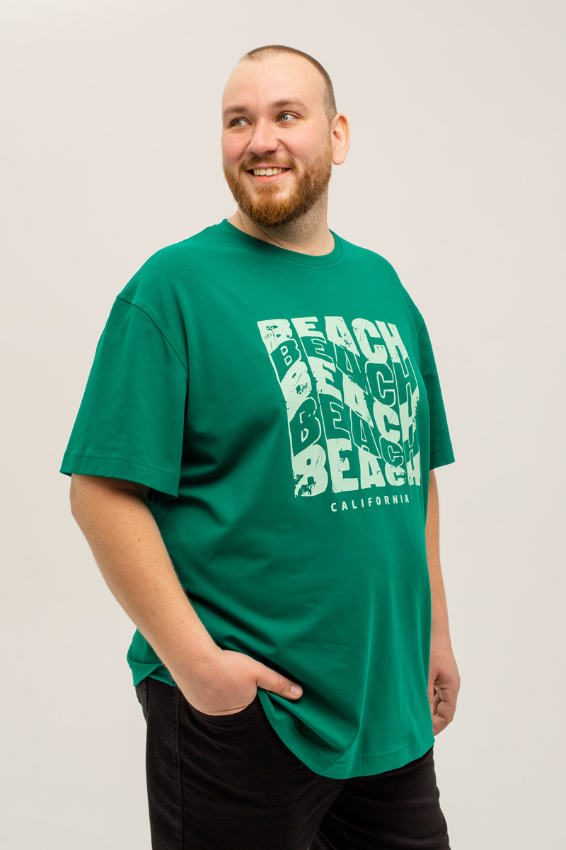 Футболка мужская мужская больших размеров, арт 4080/30/45 