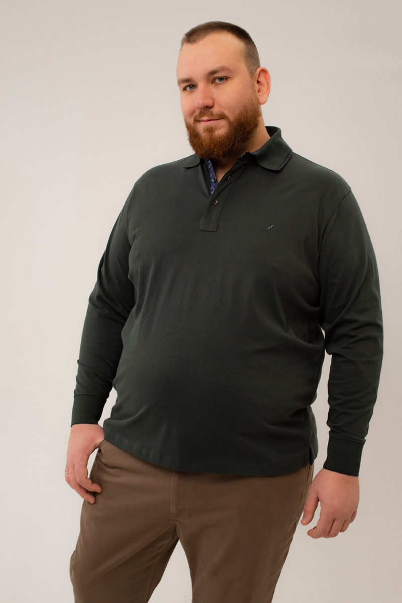 Мужская футболка- поло maxfort большого размера, арт 40650550