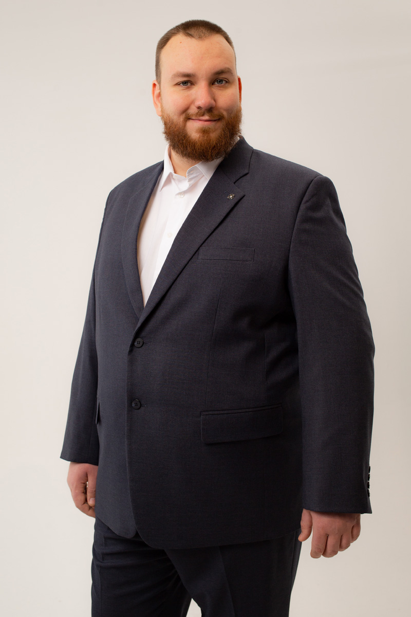 Мужской Костюм классический большого размера, арт 2861/3