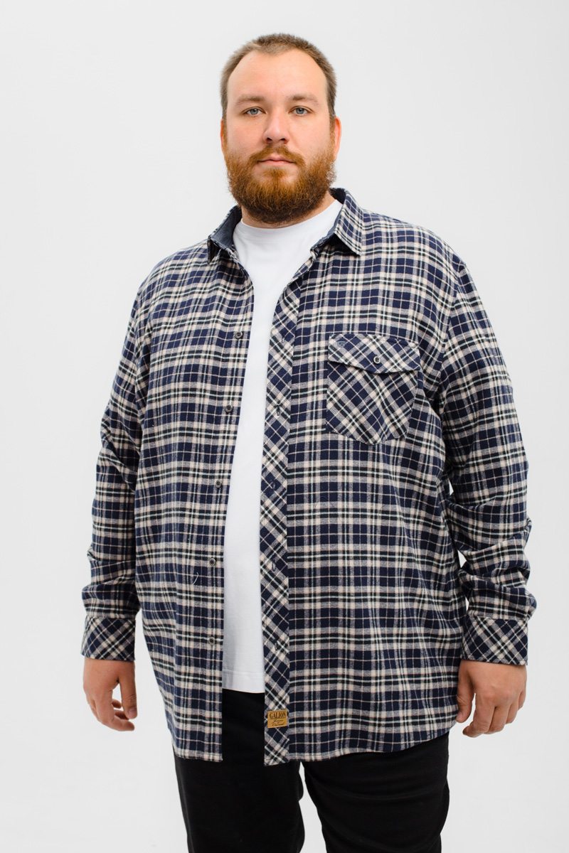 Рубашка мужская большого размера, арт 20229/3