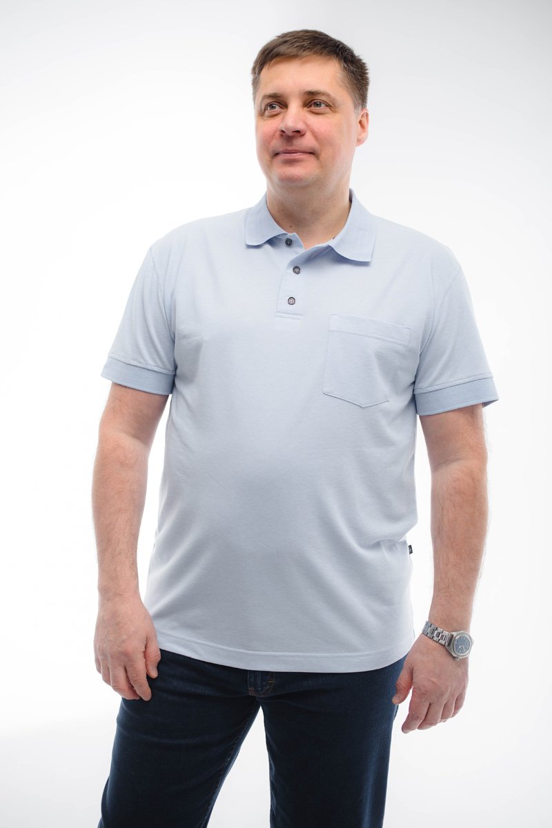 Мужская футболка-поло большого размера, арт 50298/8