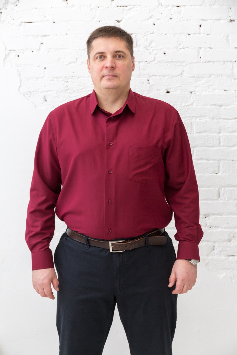 Мужская сорочка мужская большого размера, арт 501Б-08