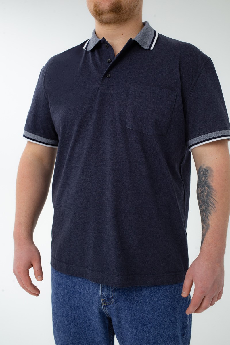 Мужская футболка-поло большого размера, арт 50330/27