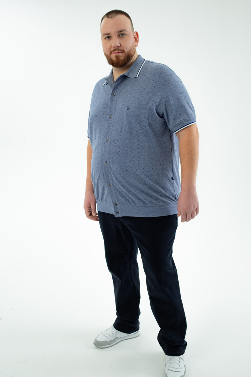 Рубашка мужская большого размера, арт 20225