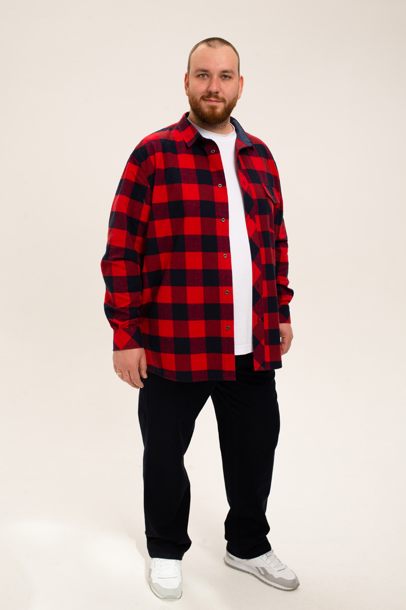 Рубашка мужская большого размера, арт 20229/1