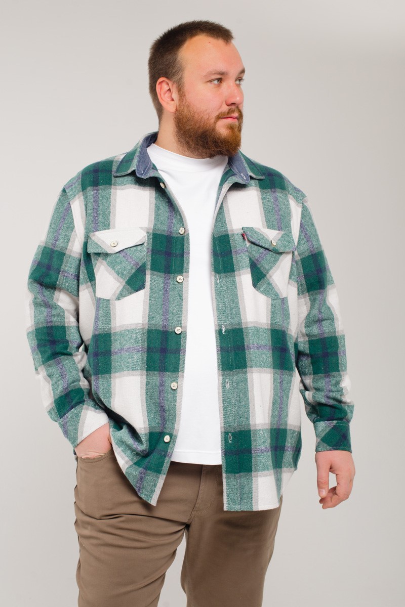 Рубашка  мужская большого размера, арт 20222