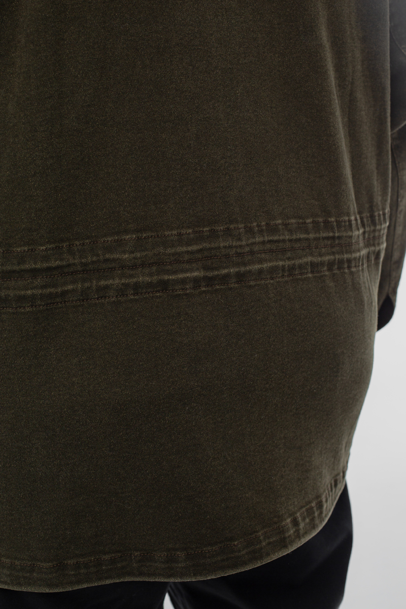 Мужская джинсовая куртка большого размера, арт 25413/7