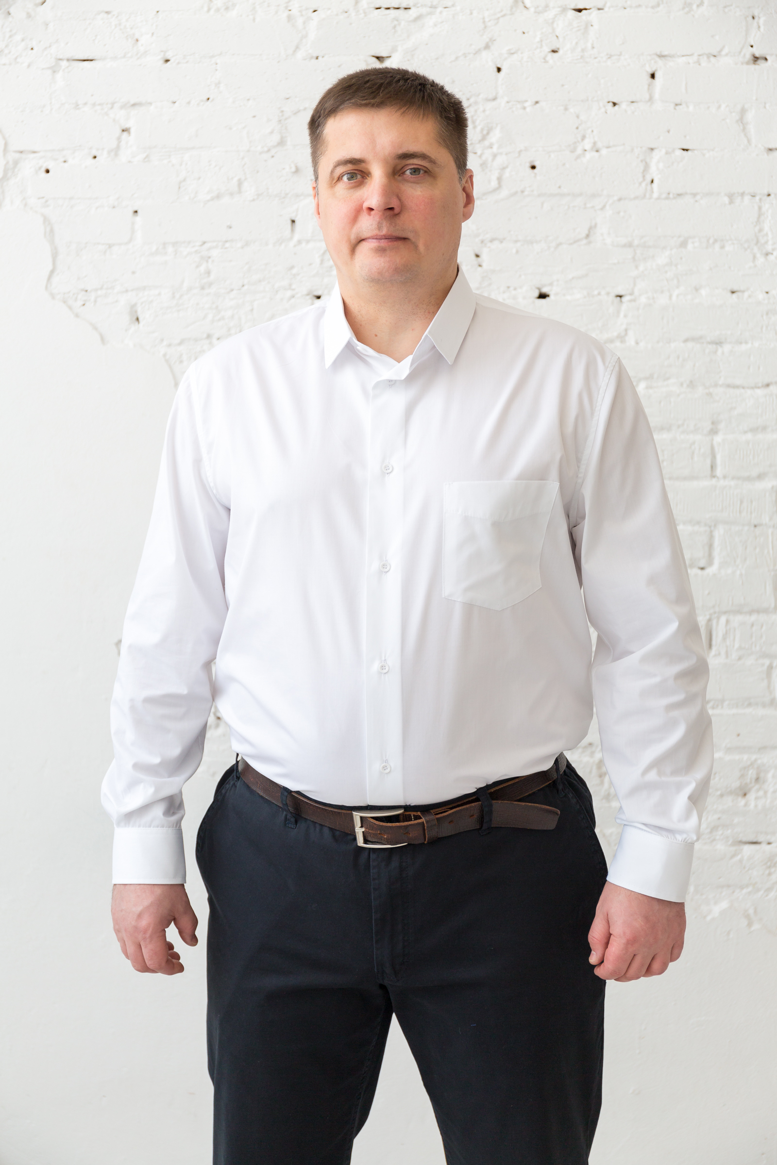 Мужская сорочка мужская большого размера, арт 501Б-01