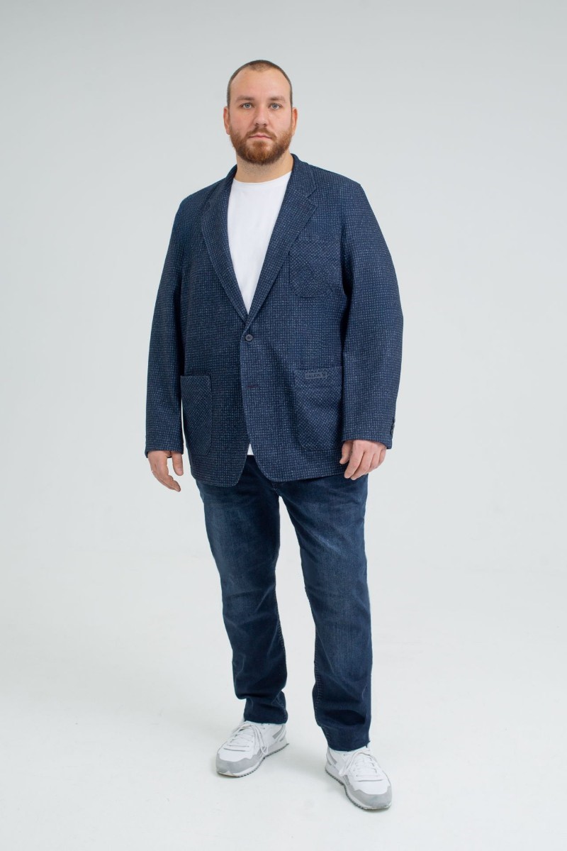 Мужской пиджак  большого размера, арт 21134/7