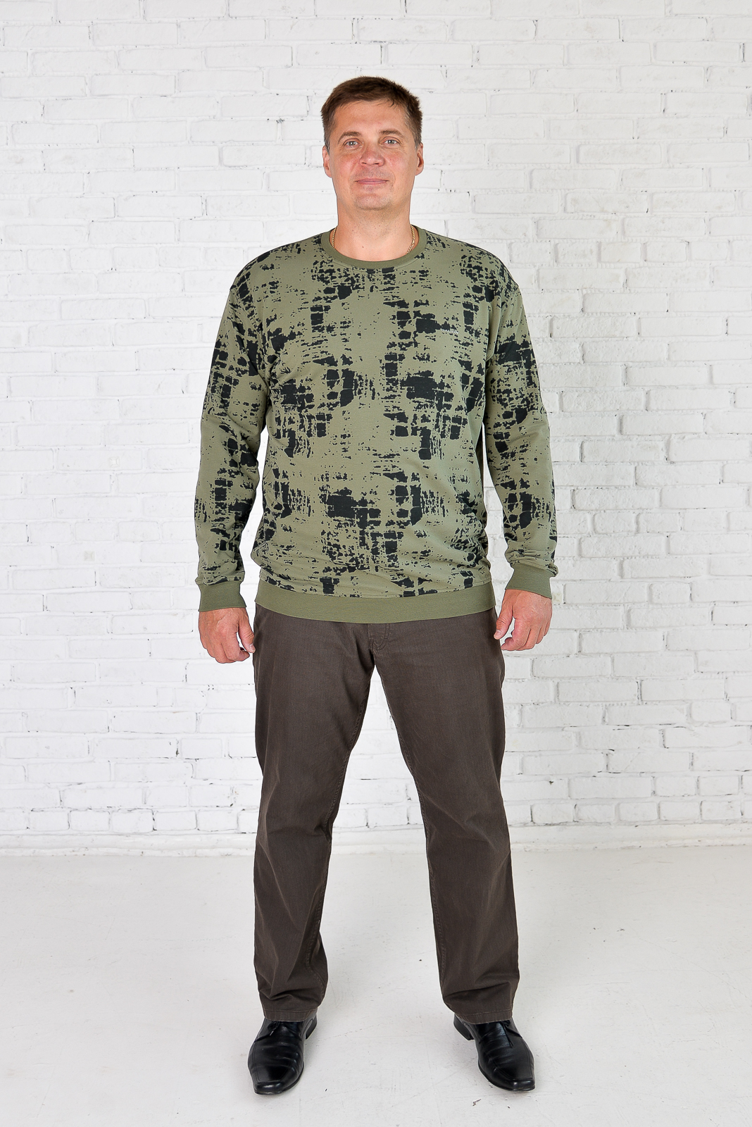 Джемпер мужской большого размера, арт 40292 