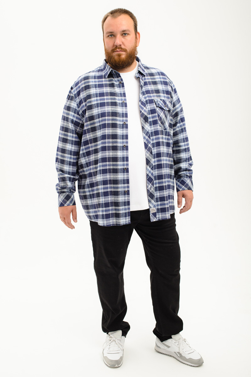 Рубашка мужская большого размера, арт 20229/2
