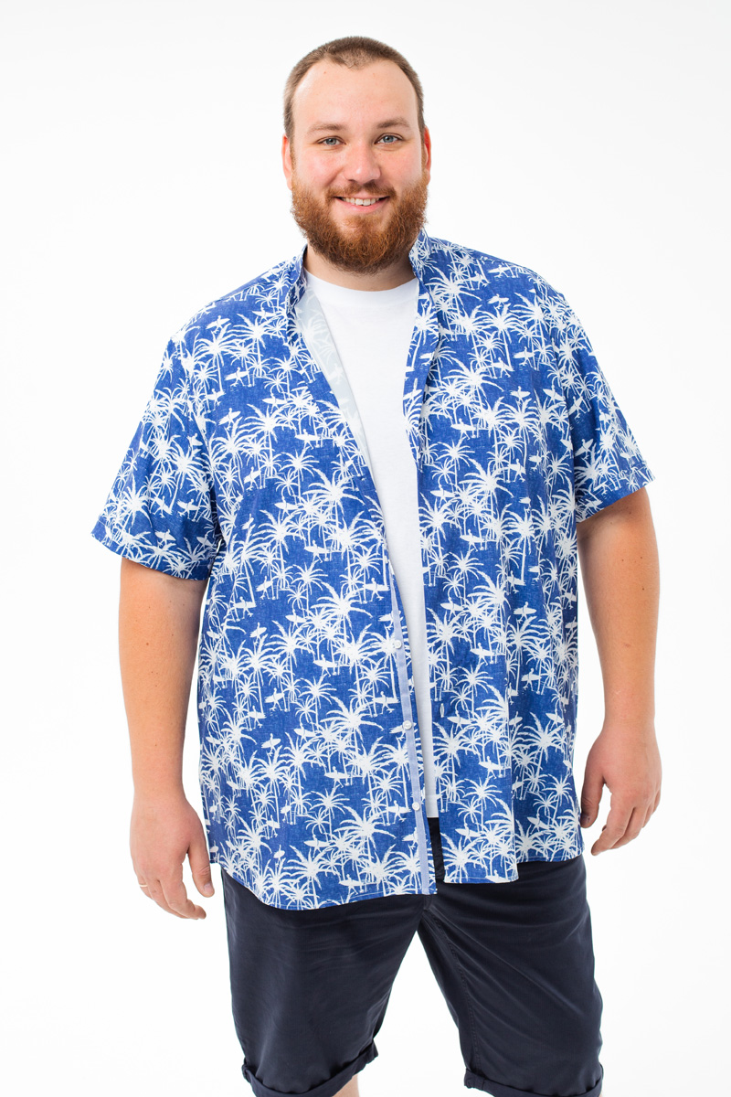 Рубашка MAXFORT мужская большого размера, арт Palermo 100