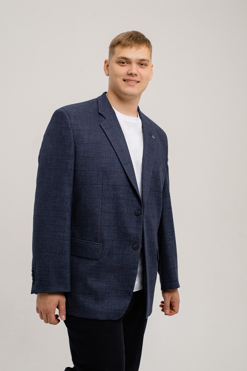 Мужской пиджак большого размера, арт 21131/11
