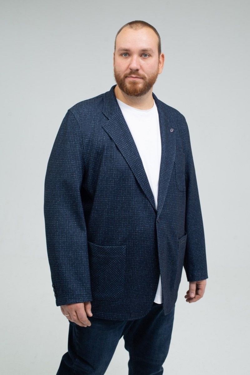 Мужской пиджак  большого размера, арт 21134/7