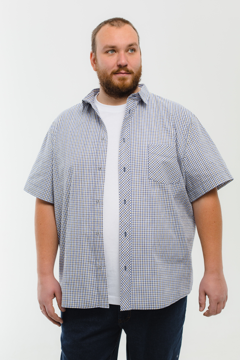 Рубашка мужская большого размера, арт 20213/2