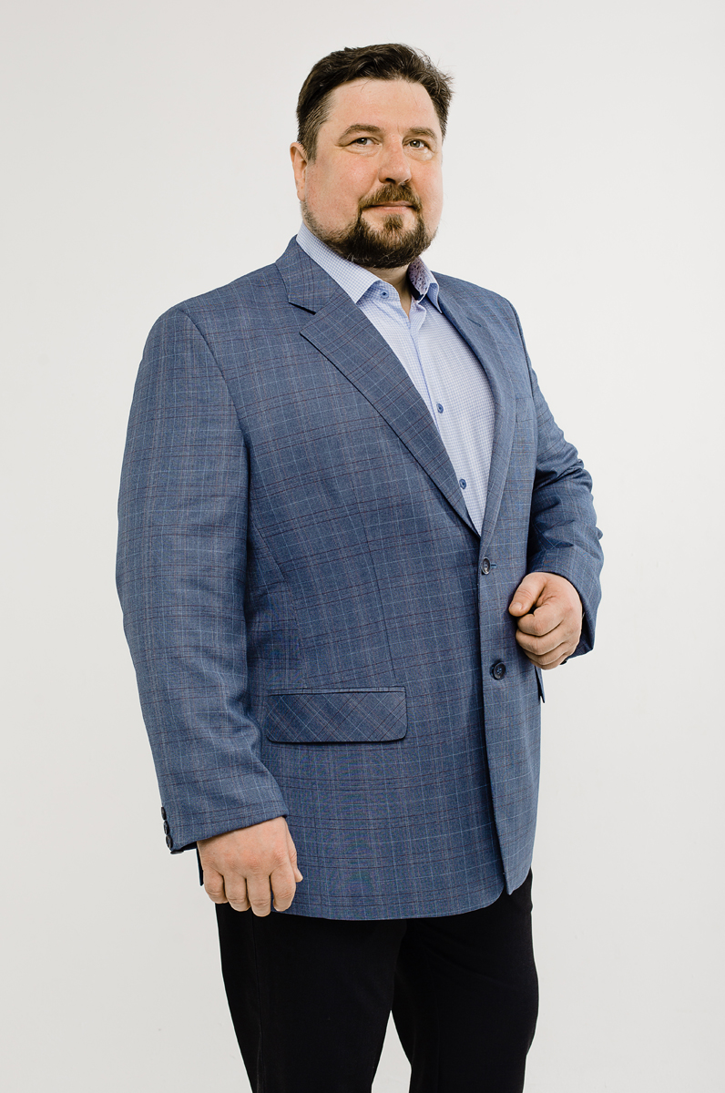 Мужской пиджак большого размера, арт 21121/1