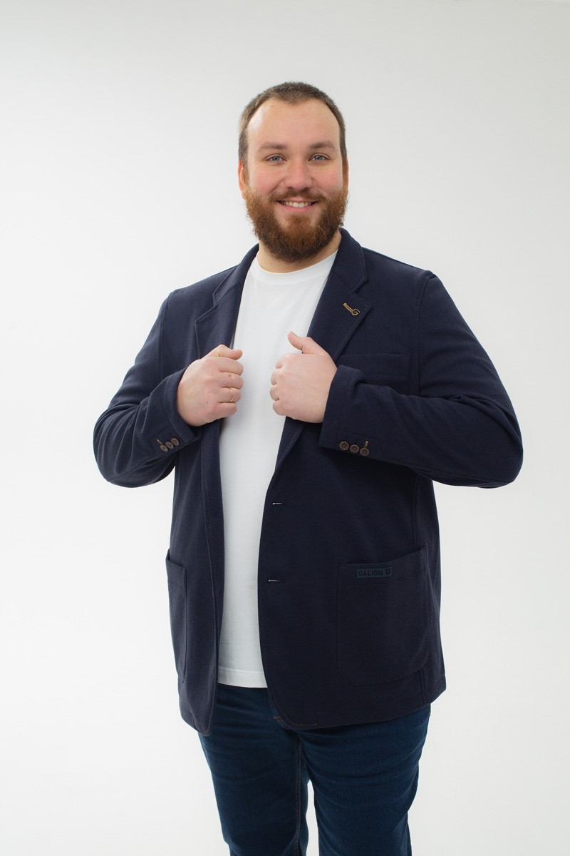 Мужской пиджак  большого размера, арт 21134/6