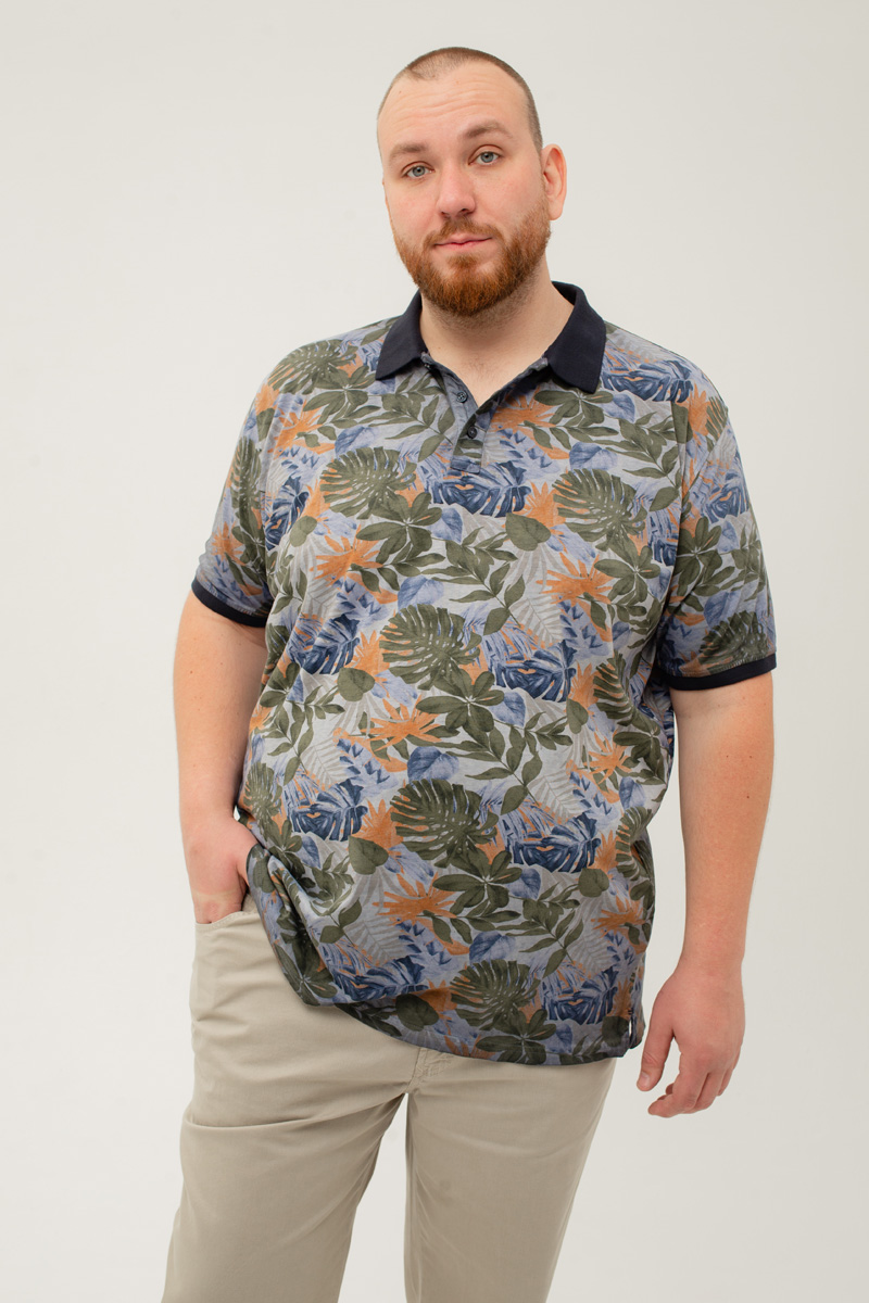 Мужская футболка-поло casamoda большого размера, арт 954384800/105