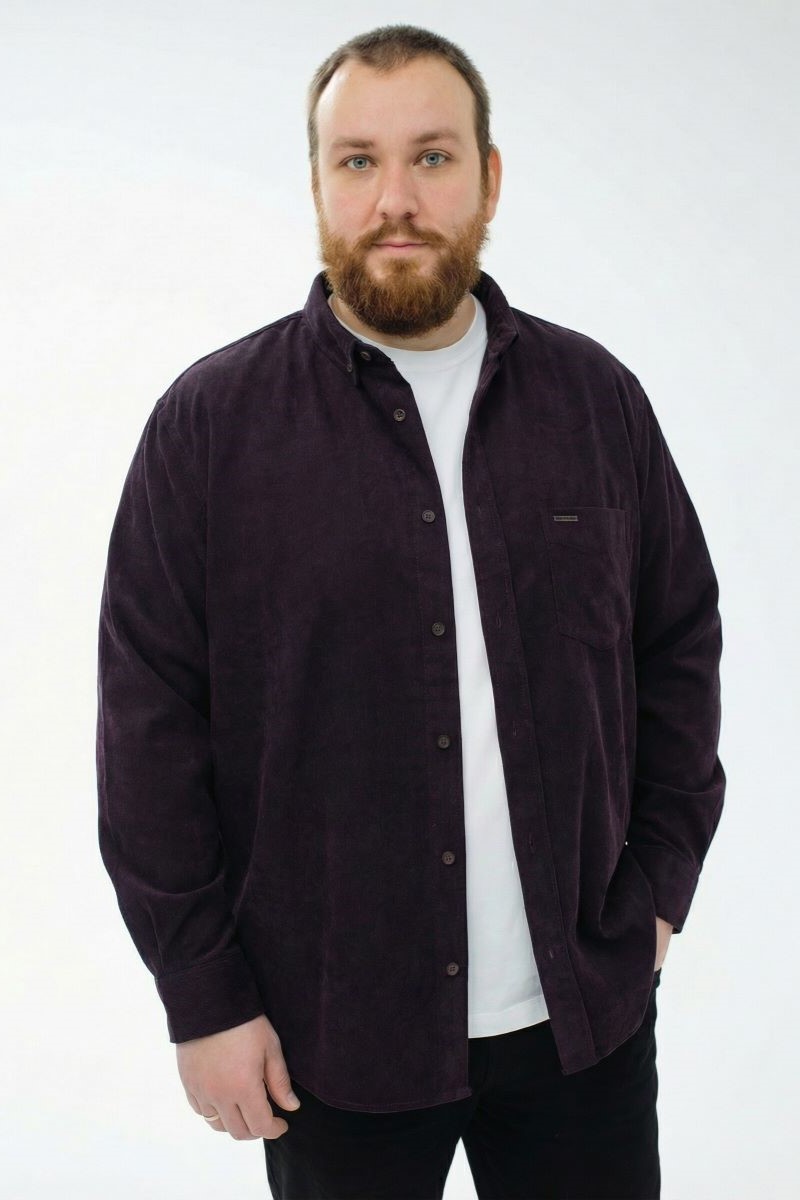 Рубашка мужская большого размера, арт 20231/6