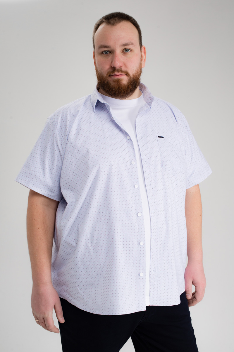 Рубашка мужская большого размера, арт 20228/2