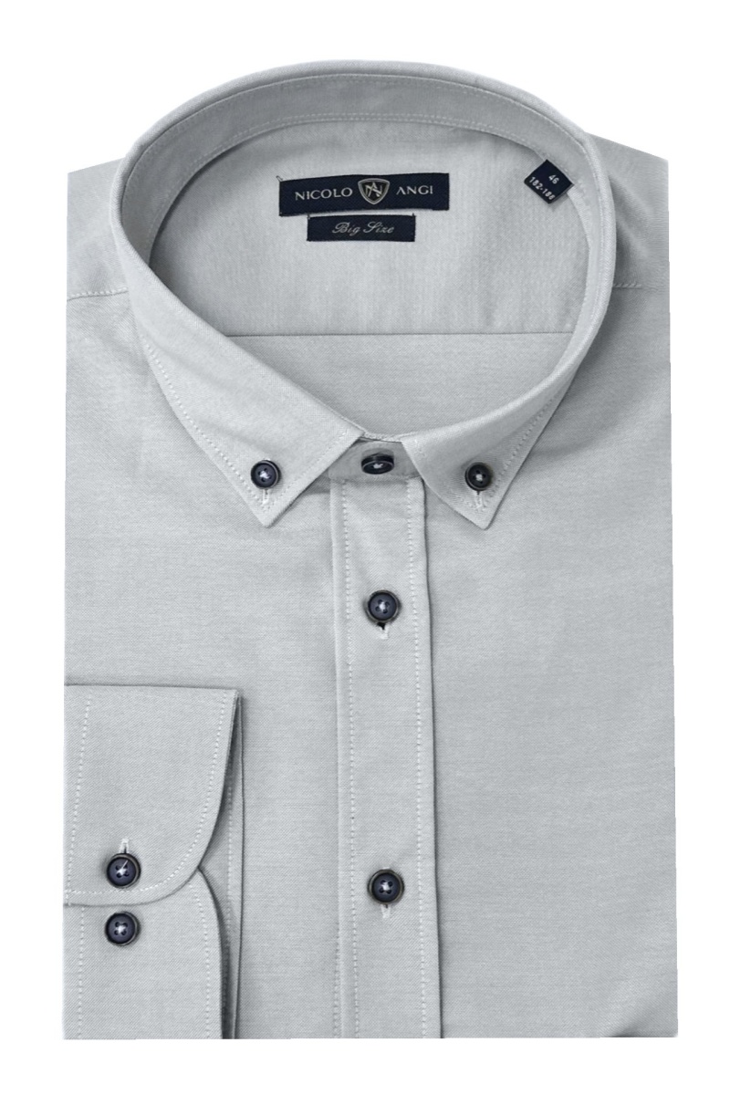 Мужская сорочка мужская большого размера, арт 25-61-Б-03