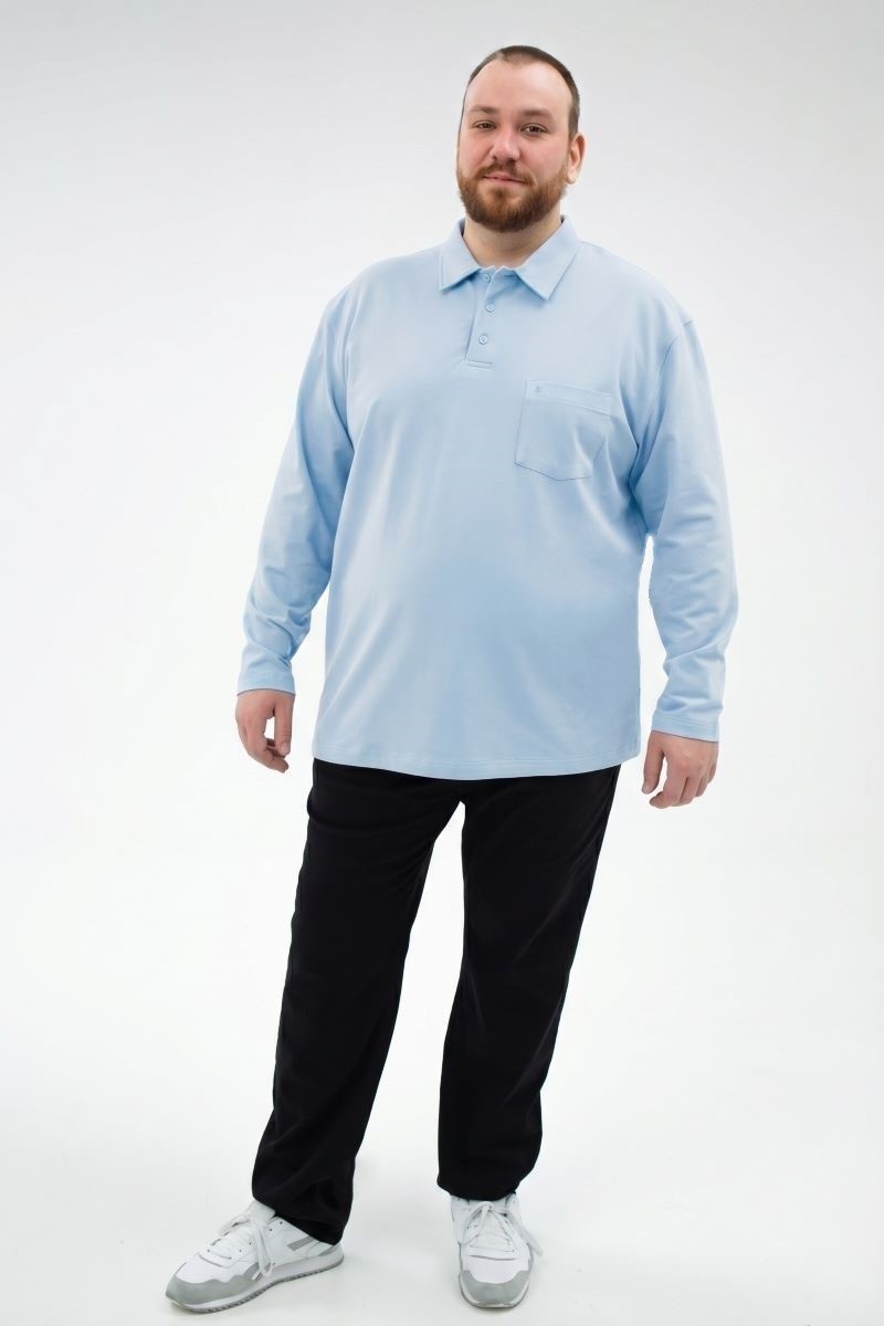 Мужская футболка-поло большого размера, арт 50287/8