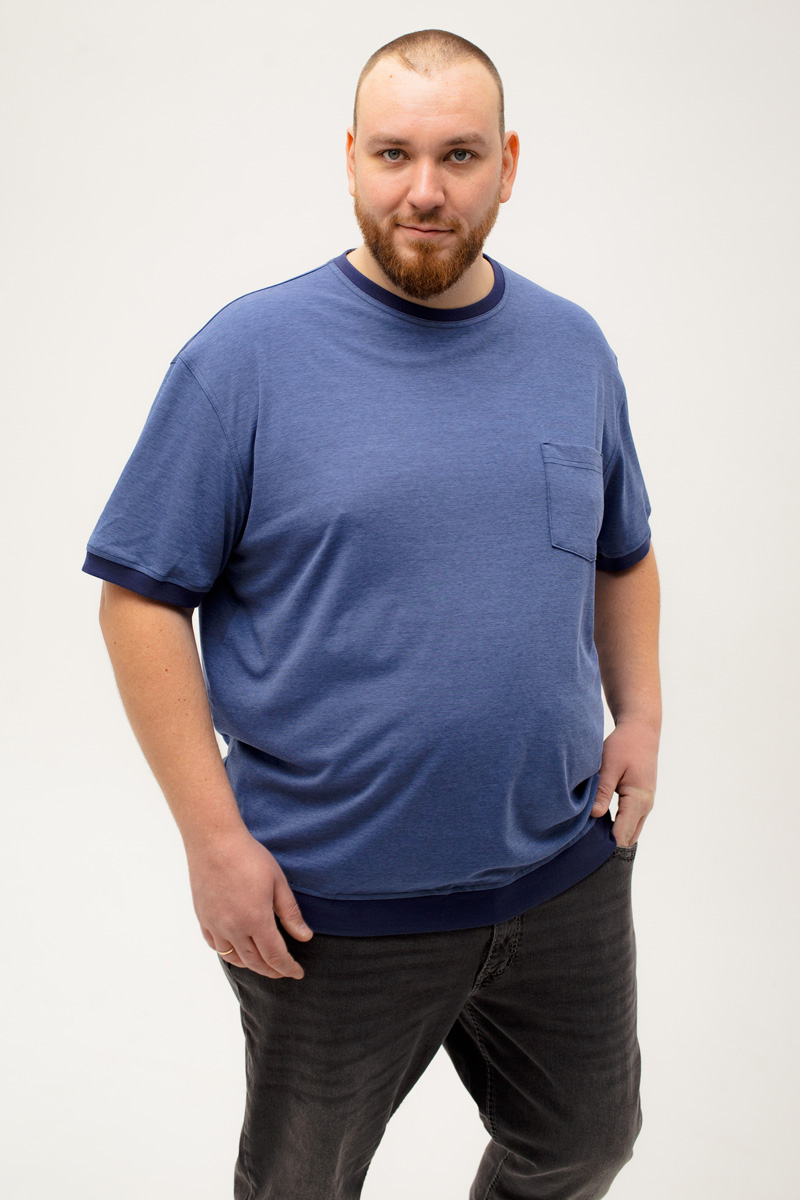 Футболка мужская мужская больших размеров, арт 40401/60 