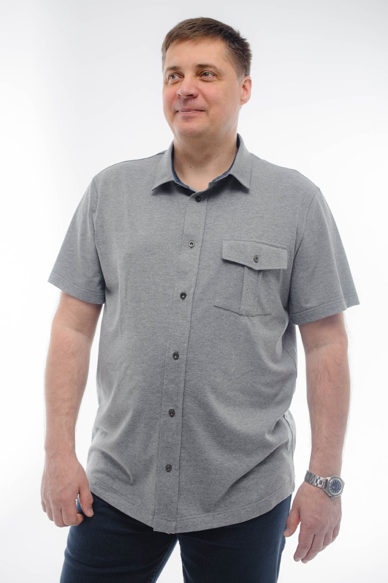Рубашка мужская большого размера, арт 20132/20
