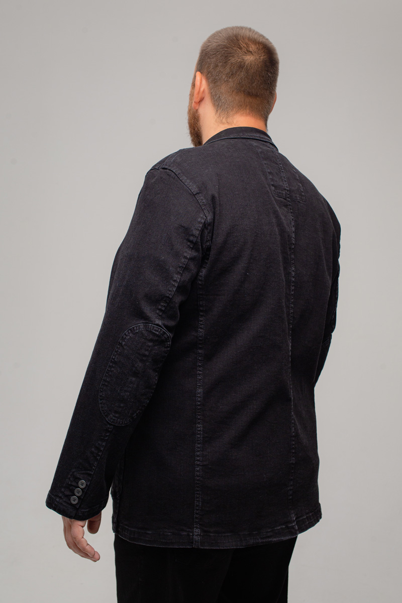 Мужской Пиджак джинсовый большого размера, арт 21127/1