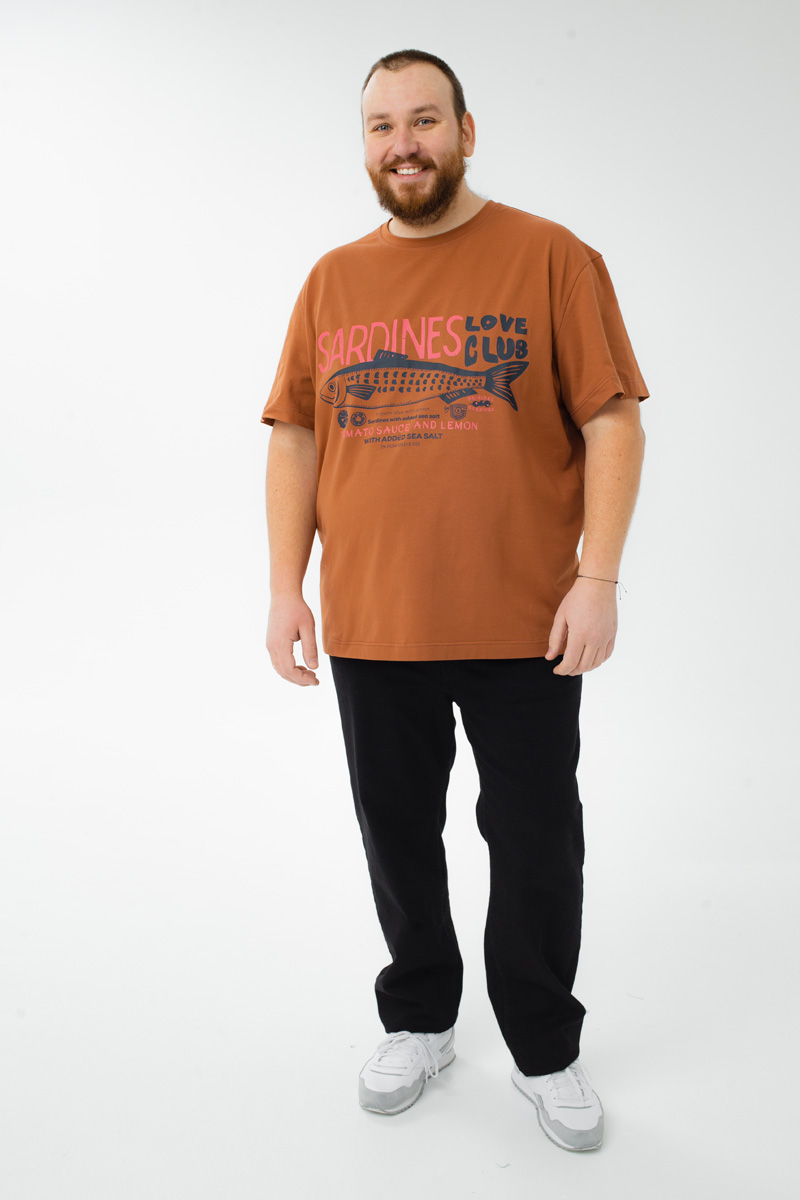 Футболка мужская мужская больших размеров, арт 4080/10/74 