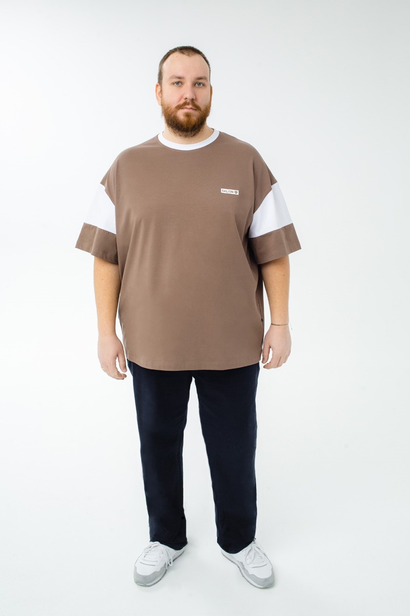 Футболка мужская мужская больших размеров, арт 40431/4 