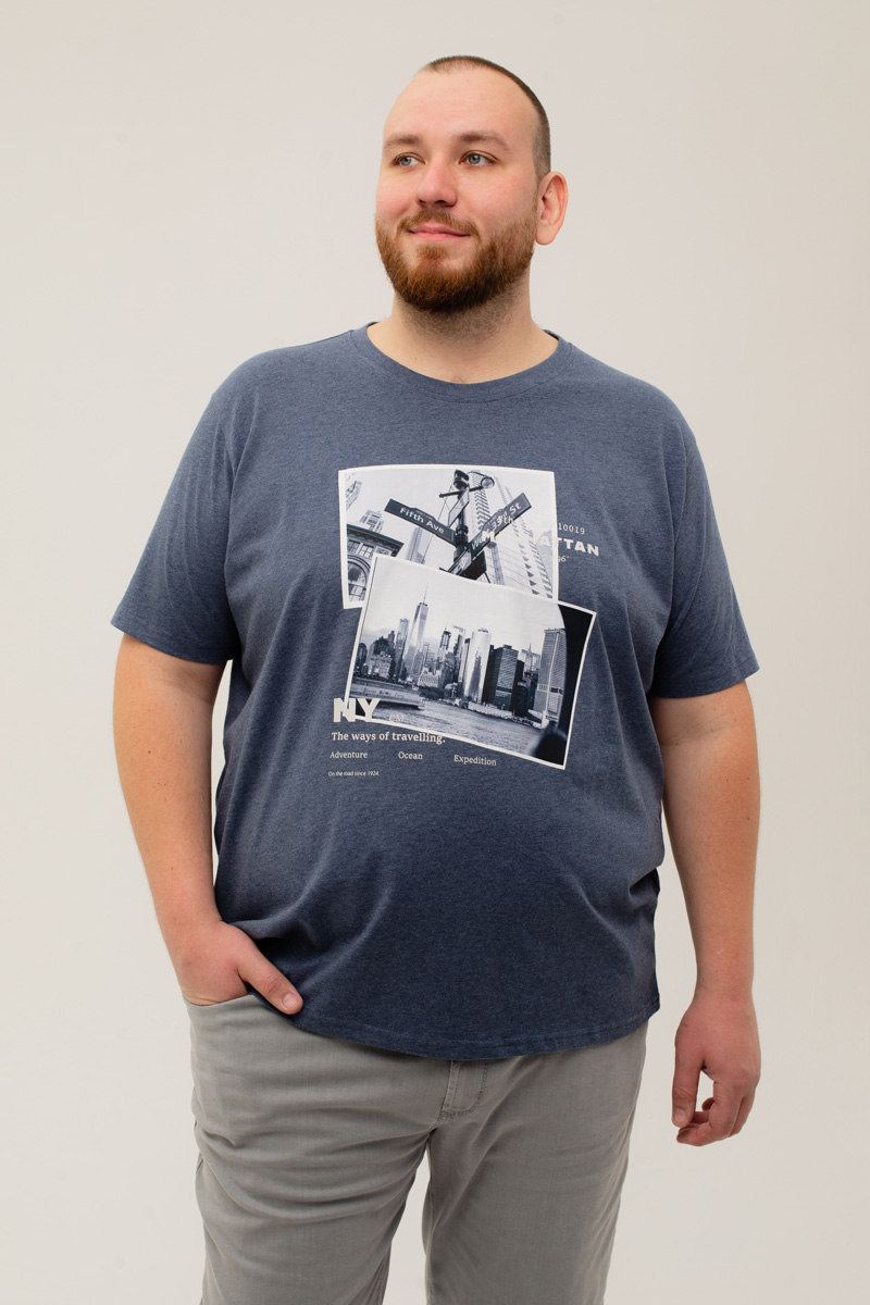 Футболка CasaModa мужская мужская больших размеров, арт 954383900/126 