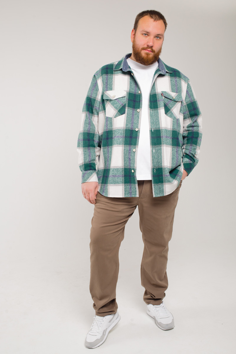 Рубашка  мужская большого размера, арт 20222