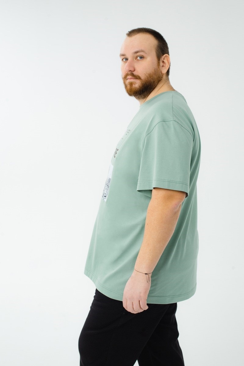 Футболка мужская мужская больших размеров, арт 4080/25/72 