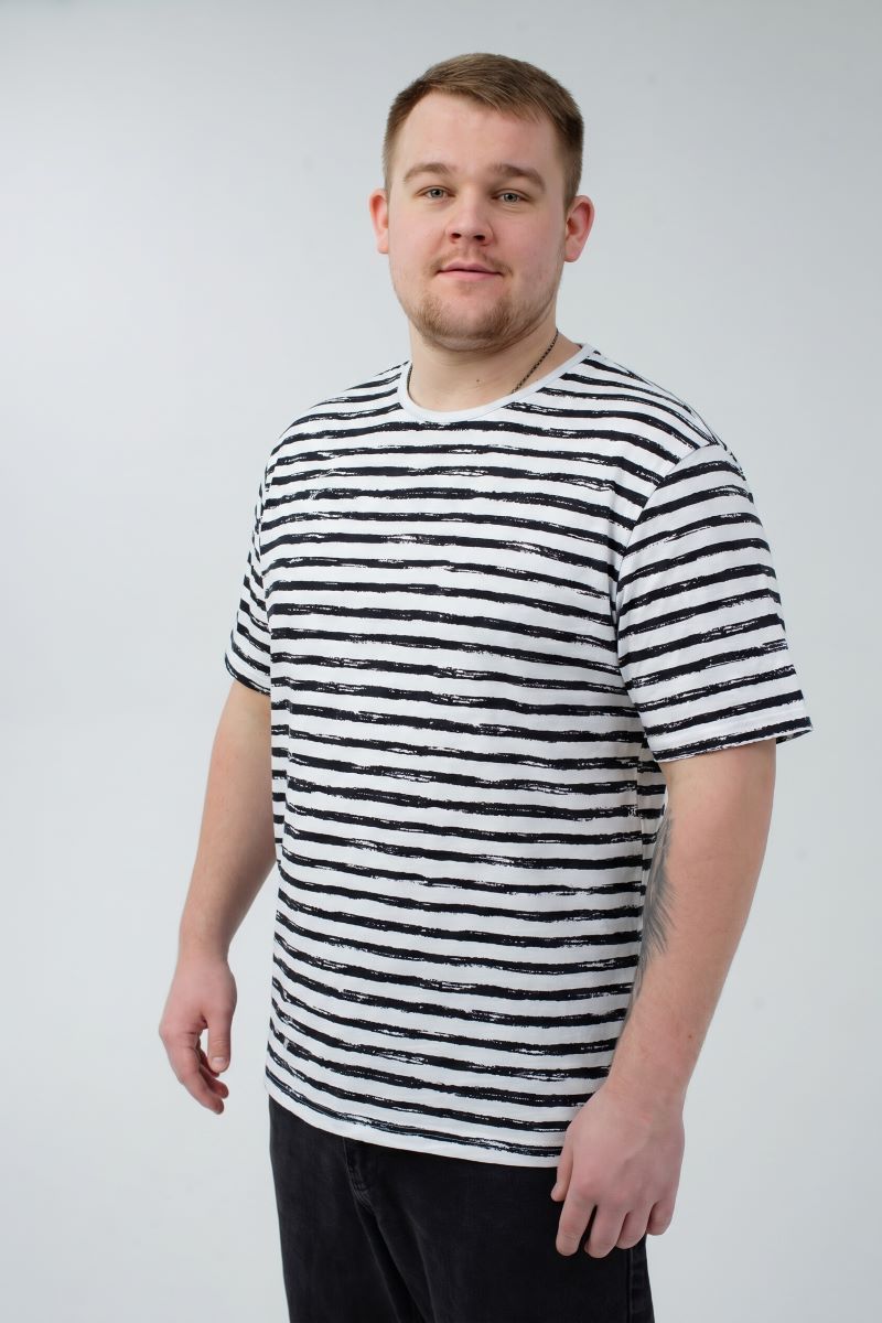 Футболка мужская мужская больших размеров, арт 0100/1 